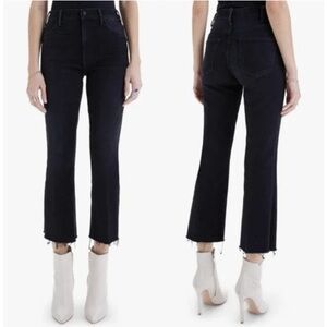 MOTHER The Hustler Ankle‎ Fray Jeans in Encounters At Night Size 27